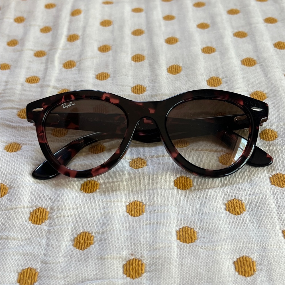 Ray-Ban Wayfarer Way sunglasses Polished Pink Havana - Picture 5 of 11